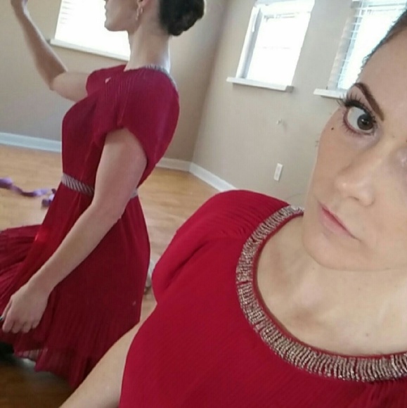 Marc Jacobs micropleted breaded silk minidress - Picture 2 of 6